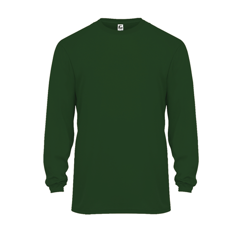 Badger Sport C2 L/S Tee, Sizes 2XL-4XL (510400-000708), Color 'Forest'